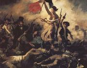 Eugene Delacroix Liberty Leading the People(28 th July 1830) (mk09) USA oil painting artist